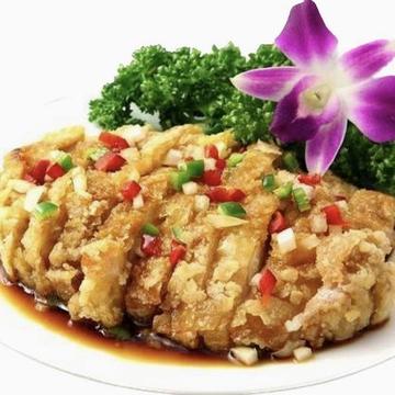 鶏唐揚げ油淋ソース Chinese Style Fried Chicken Seasoned with Yurinchi