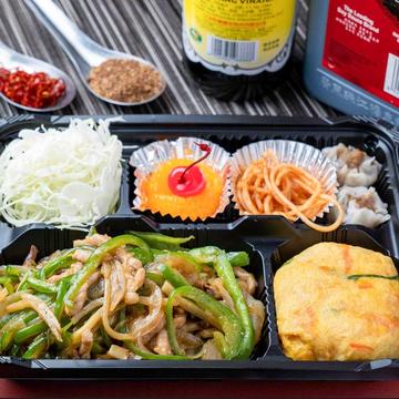 肉ピーマン定食
