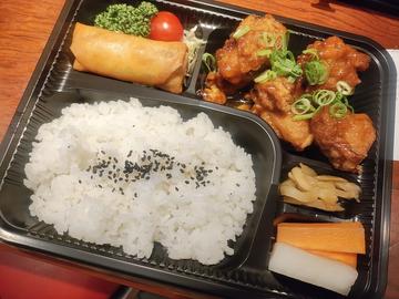 甘酢唐揚弁当