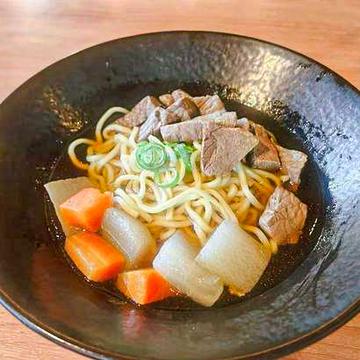 牛すじ大根煮そば