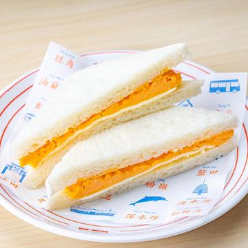 チーズ＆スクランブルエッグサンドイッチ