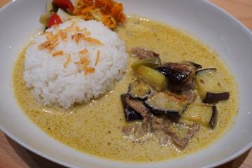 茄子と牛肉のグリーンカレー