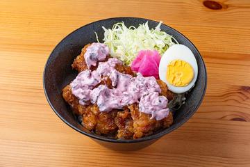 しば漬けタルタルからあげ丼