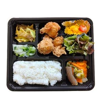 唐揚げ白米定食