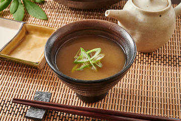 そば湯のお吸い物