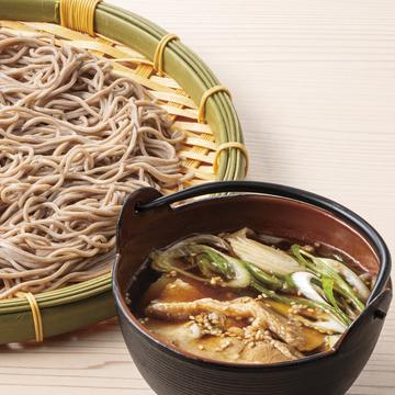肉汁ざるそば(温つゆ)