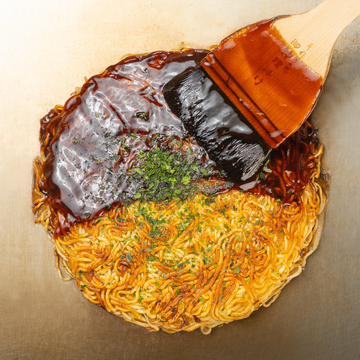 肉玉そば(黒焼き)