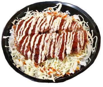 韓国風カラカツ丼