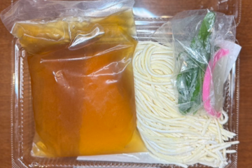 生麺かけうどんセット1人前