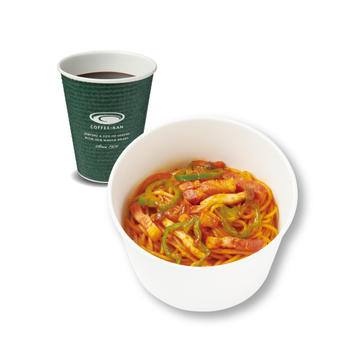 珈琲館の特製ナポリタンセットNapolitan Set