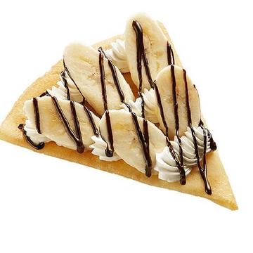 バナナチョコホイップのクレープ