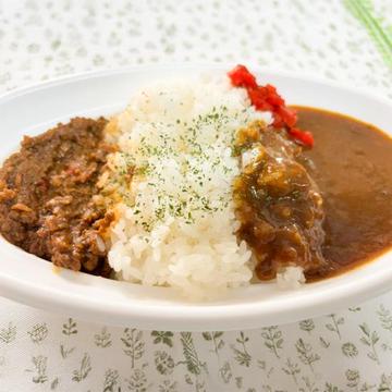 カレー＆キーマあいがけ