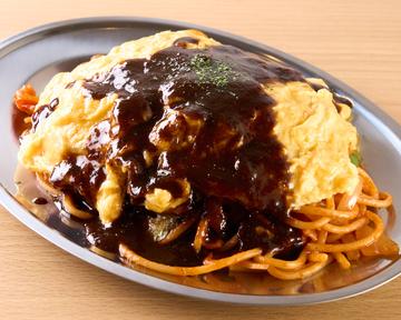 オムハヤシ&ナポリタン Omelette Napolitan