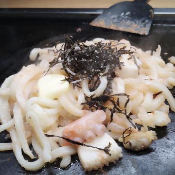 シーフードめんたい焼うどん