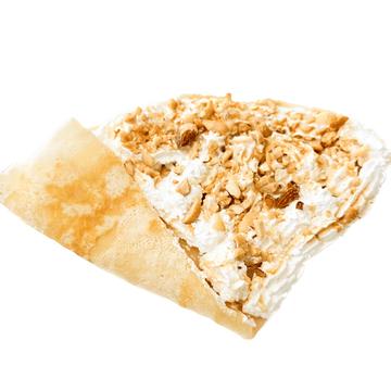 【クレープ】ミックスナッツ・キャラメルソース・ホイップクリーム