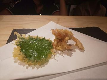 天ぷら(野菜4品+魚1品)
