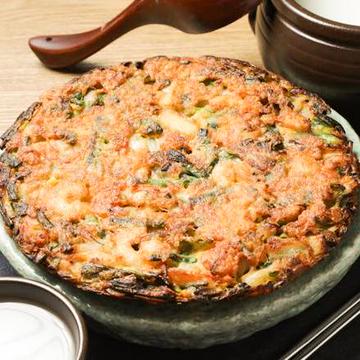 海鮮チヂミ Seafood Buchimgae