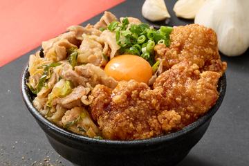 【コンビ】唐揚げ&スタミナ丼 Karage & Stamina Bowl Combo