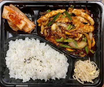 イカ炒め弁当  Stir-fried squid Set meal