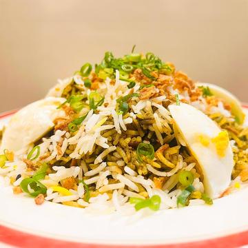 ほうれん草マトンビリヤニ