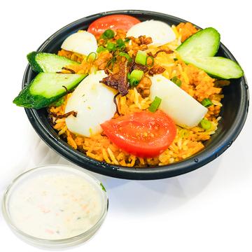 ジャンボ盛り/マトンビリヤニ・ライタ付きセット/Mutton Biryani＆Rita