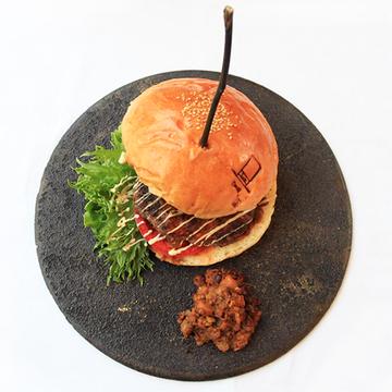 和牛炭焼きパテのハンバーガー