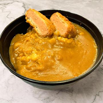 台湾ハムカツカレー飯