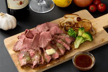 【単品】ローストビーフ＆牛ハラミバターステーキ(150g) [ la carte] Roast Beef ＆ Harami Butter Steak Bowl