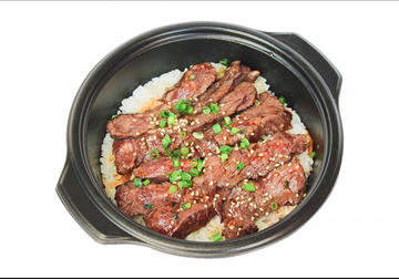 ランプのステーキ丼