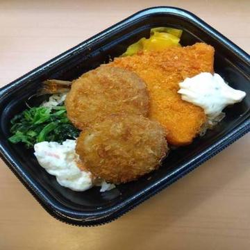 ダブルメンチかつのり弁