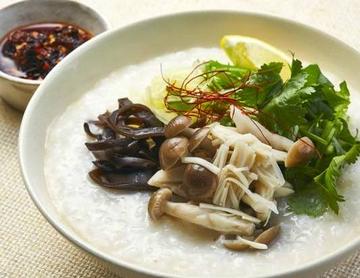 【人気NO.2！】きのこのお粥 Mushrooms Rice Porridge