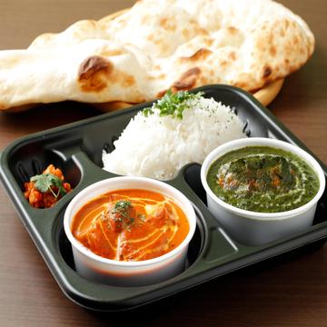 ダブルカレー弁当(two curry set)