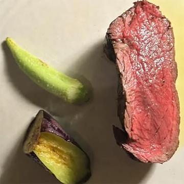 牛ハラミの炭火焼き