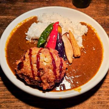 ハンバーグ魔神カレー