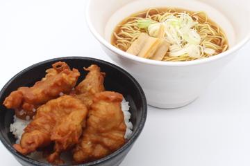 【ごはん大盛り無料】唐揚げM丼&ラーメン