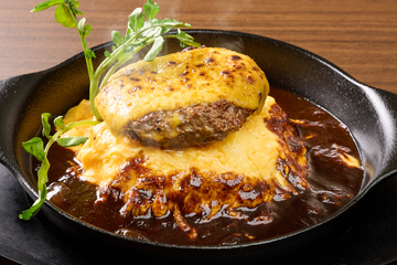 チーズハンバーグオム