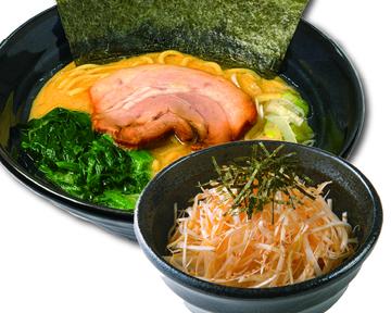 醤油豚骨 ネギ丼セット(並)