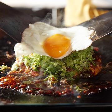 【人気No.1】関西の王様！油かす入りお好み焼き九条ねぎまみれスペシャル