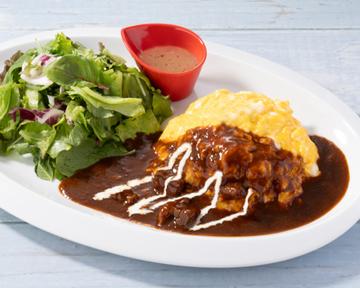 ふわっとろオムライス ビーフシチューソース