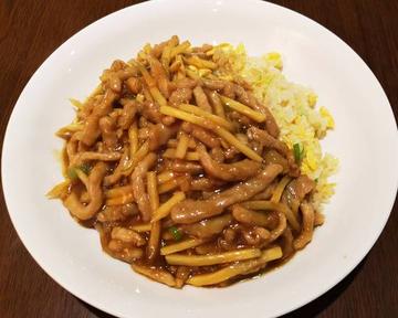 豚細切りあんかけ炒飯 Shredded Pork With Starchy Sauce Fried Rice