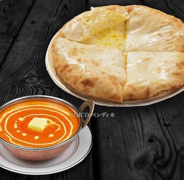 バターチキン＆チーズナンセットButter chicken ＆ Cheese Naan Set