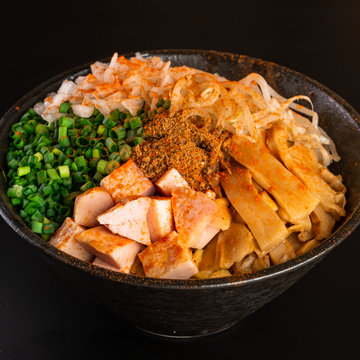 激辛魚介豚骨油そば Extra Spicy Seafood and Pork Bone Abura Soba