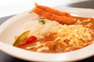 バターチキンカレー 海老フライ&チーズトッピング!!