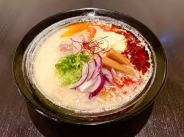 辛い濃厚豚骨ハマグリ塩
