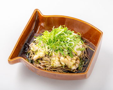 ぶっかけ肉バジルそば