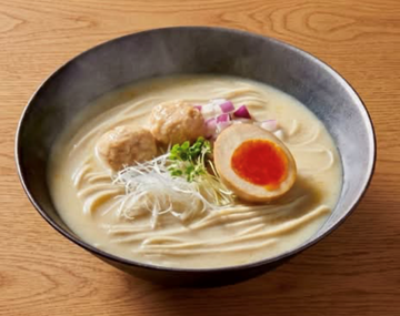 濃厚鶏出汁白湯ラーメン【大盛(麺2倍)】