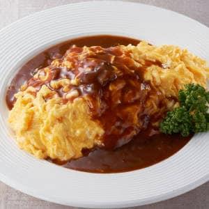 チキンデミソースオムライス