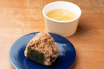 酵素玄米おにぎり お味噌汁セット