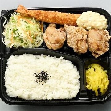 ももカラ海老フライ弁当