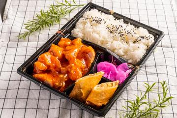 鶏モモチリソース弁当